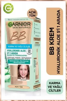 Garnier Mucizevi Cilt Kusursuzlaştırıcı BB Krem - Açık Ton - Spf25 50 ml