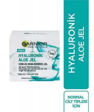 Garnier Hyaluronik Aloe Jel - Günlük Nemlendirici Jel - Normal Ciltler - 50 ml