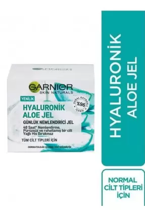 Garnier Hyaluronik Aloe Jel - Günlük Nemlendirici Jel - Normal Ciltler - 50 ml