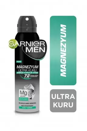 Garnier Men Magnezyum Sprey Deodorant 150 ml