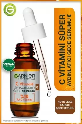 Garnier C Vitamini Süper Aydınlatıcı Gece Serumu 30 ml