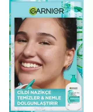 Garnier Hyaluronik Aloe Yatıştıran Temizleyici - Normal & Kuru Ciltler - 250 ml