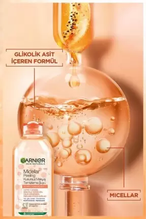 Garnier Micellar Peeling Kusursuz Makyaj Temizleme Suyu 400 ml