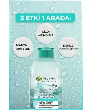 Garnier Hyaluronik Aloe Miceller Makyaj Temizleme Suyu 400 ml