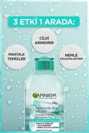 Garnier Hyaluronik Aloe Miceller Makyaj Temizleme Suyu 400 ml