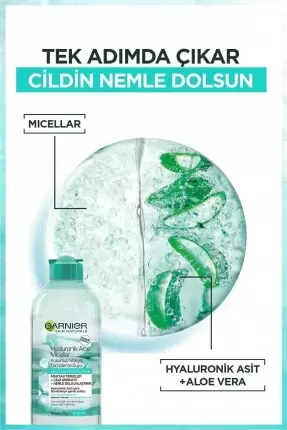 Garnier Hyaluronik Aloe Miceller Makyaj Temizleme Suyu 400 ml