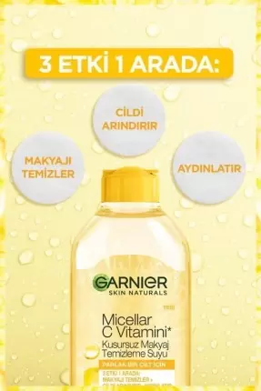 Garnier Micellar C Vitamini Kusursuz Makyaj Temizleme Suyu 400 ml