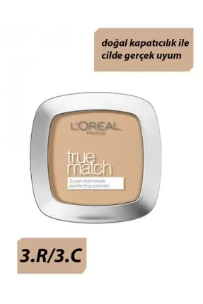 Loreal Paris True Match Pudra 3.R/3.C Rose Beige 9gr