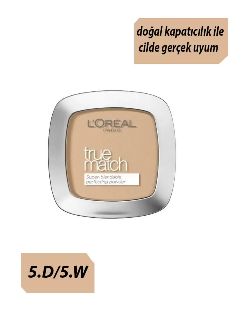 Loreal Paris True Match Pudra 5.D/5.W Golden Sand 9gr