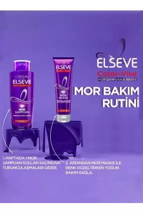 L'Oreal Paris Elseve Turunculaşma Karşıtı Renk Düzeltici Mor Şampuan 200 ml