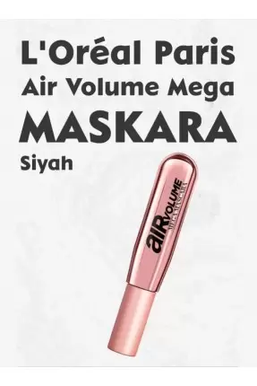 Loreal Paris Air Volume Mega Hacim Veren Maskara - Siyah