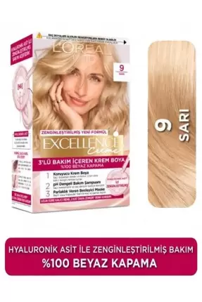 Loreal Paris Excellence Creme Saç Boyası 9 Sarı