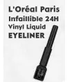 L'Oreal Paris Infaillible Grip 24H Vinyl Likit Eyeliner - Siyah