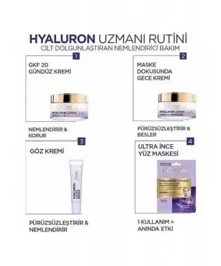 Loreal Paris Hyaluron Uzmanı Nemlendirici Gündüz Kremi Spf20 50 ml