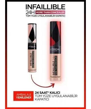 Loreal Paris Infaillible 24H Tüm Yüze Uygulanabilir Kapatıcı - 323 Fawn/Cham 11ml