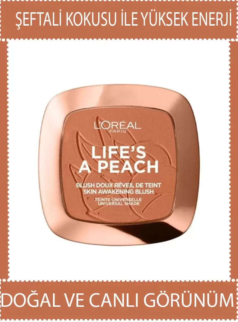 Loreal Paris Blush of Paradise Life's a Peach Allık 9gr