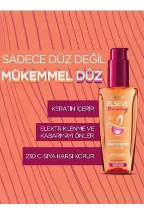 Loreal Paris Elseve Dream Long Mükemmel Düz Pürüzsüzleştirici Serum 100 ml