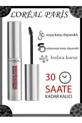 Loreal Paris Unbelieva Brow Uzun Süre Kalıcı Şeffaf Kaş Maskarası