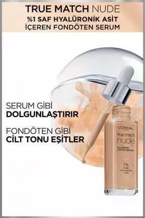 Loreal Paris True Match Nude Fondöten Serum 3-4 Light Medium 30ml