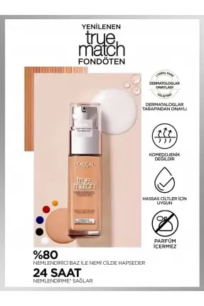 Loreal Paris True Match Bakım Yapan Fondöten - 2R2C Cool Undertone 30ml