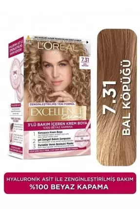 Loreal Paris Excellence Creme Saç Boyası - 7.31 Bal Köpüğü