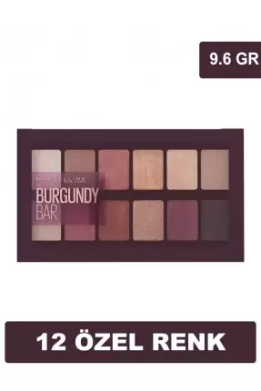 Maybelline New York The Burgundy Bar Far Paleti 9.6gr