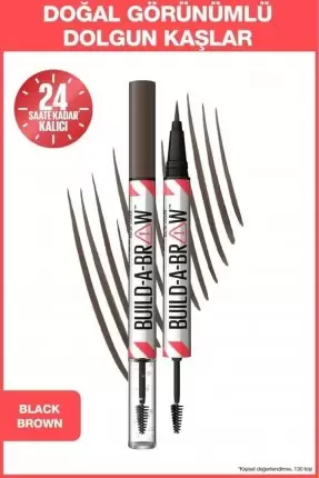 Maybelline New York Build a Brow 2in1 Kaş Kalemi ve Jeli Black Brown - 262