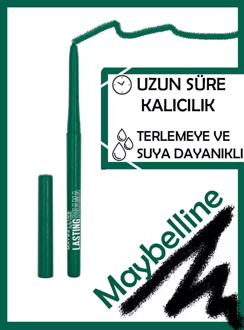 Maybelline Lasting Drama Pencil Gel - 40 Green With Envy