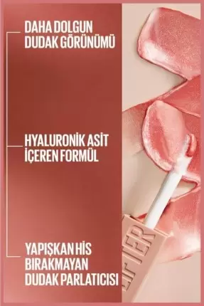 Maybelline New York Lifter Gloss Nemlendirici Dudak Parlatıcısı - 002 ICE 5.4 ml