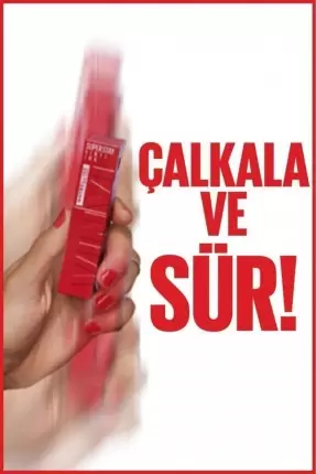 Maybelline New York Super Stay Vinyl Ink Uzun Süre Kalıcı Likit Parlak Ruj - 10 LIPPY