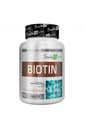 Suda Vitamin Biotin 5000mcg 50 Tablet