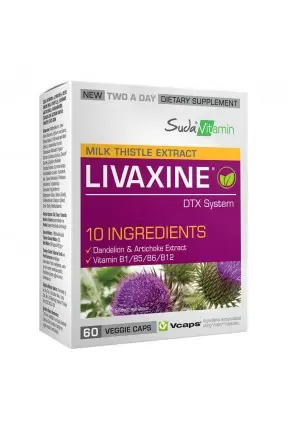 Suda Vitamin Livaxine 60 Kapsül