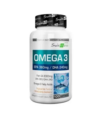 Suda Vitamin Omegabig Balık Yağı 1200 mg 30 Kapsül