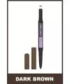 Maybelline New York Express Brow Satin Duo Çift Taraflı Kaş Kalemi - 04 Koyu Ton