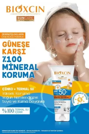 Bioxcin Suncare Baby Spf50+ Mineral Güneş Kremi 100 ml