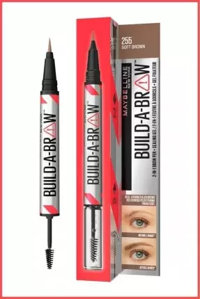 Maybelline New York Build a Brow 2in1 Kaş Kalemi ve Jeli Soft Brown - 255