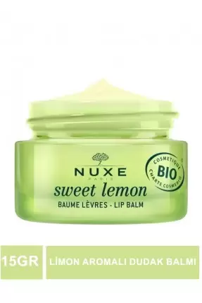 Nuxe Sweet Lemon Lip Balm Besleyici Onarıcı Dudak Bakım Kremi 15gr