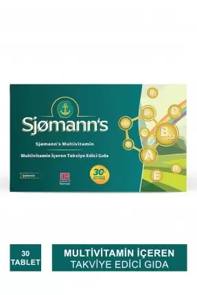 Sjomann's Multivitamin 30 Çiğnenebilir Jel Tablet