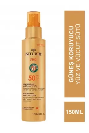 Nuxe Sun Spf 50 Güneş Koruyucu Yüz ve Vücut Sütü 150ml