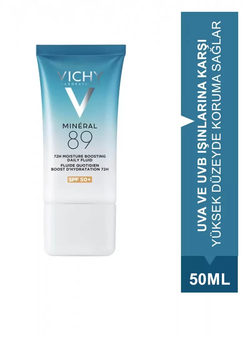 Vichy Mineral 89 Moisture Boost Daily Fluid SPF50+ Güneş Kremi 50 ml