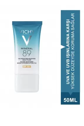 Vichy Mineral 89 Moisture Boost Daily Fluid SPF50+ Güneş Kremi 50 ml