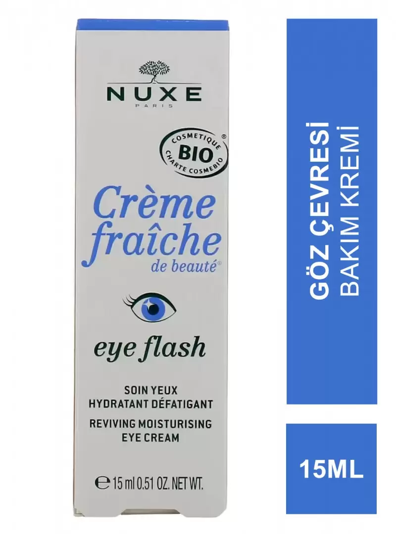 Nuxe Creme Fraiche Eye Flash Soin Yeux Göz Çevresi Bakım Kremi 15 ml