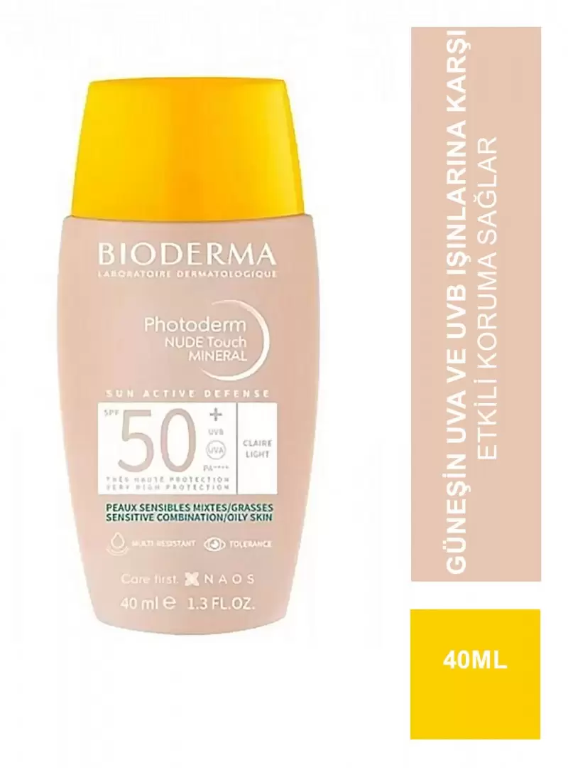 Bioderma Photoderm Nude Touch SPF 50+ Light 40 ml