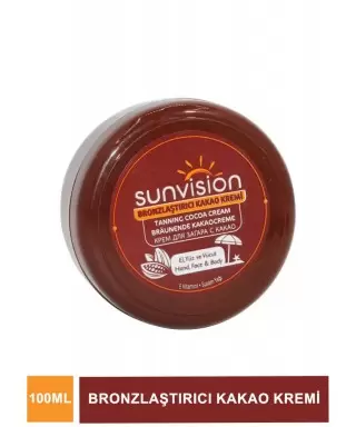 Sunvision Bronzlaştırıcı Kakao Kremi 100 ml