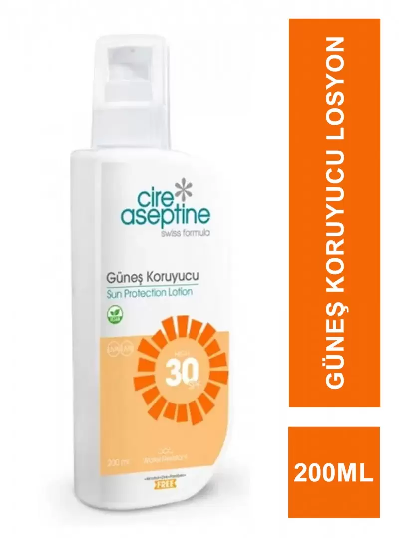 Cire Aseptine Sun Güneş Koruyucu Losyon Spf30+ 200 ml