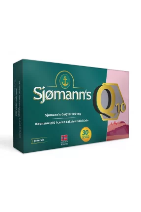 Sjomann's Koenzim Q10 100mg 30 Çiğnenebilir Jel Tablet