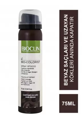 Bioclin Bio Colorist Touch Up Sprey - Dark Brown - 75 ml