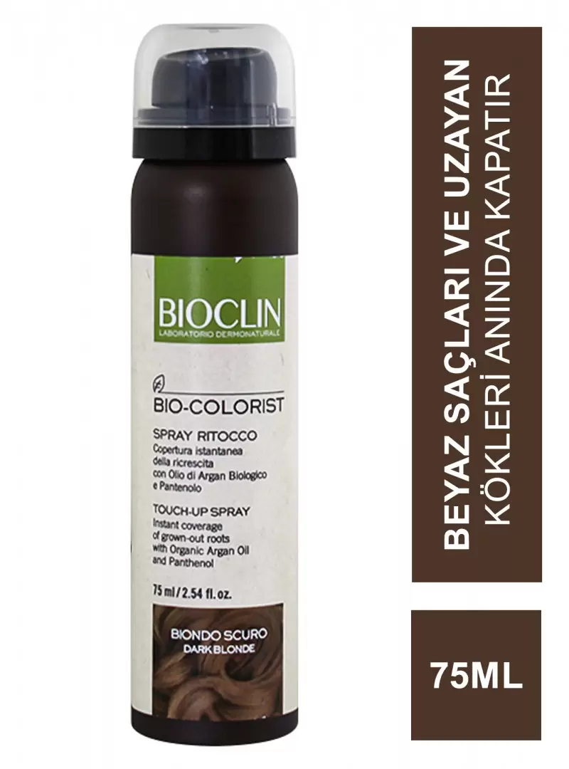 Bioclin Bio Colorist Touch Up Sprey - Dark Blonde - 75 ml