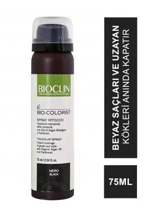 Bioclin Bio Colorist Touch Up Sprey - Black - 75 ml