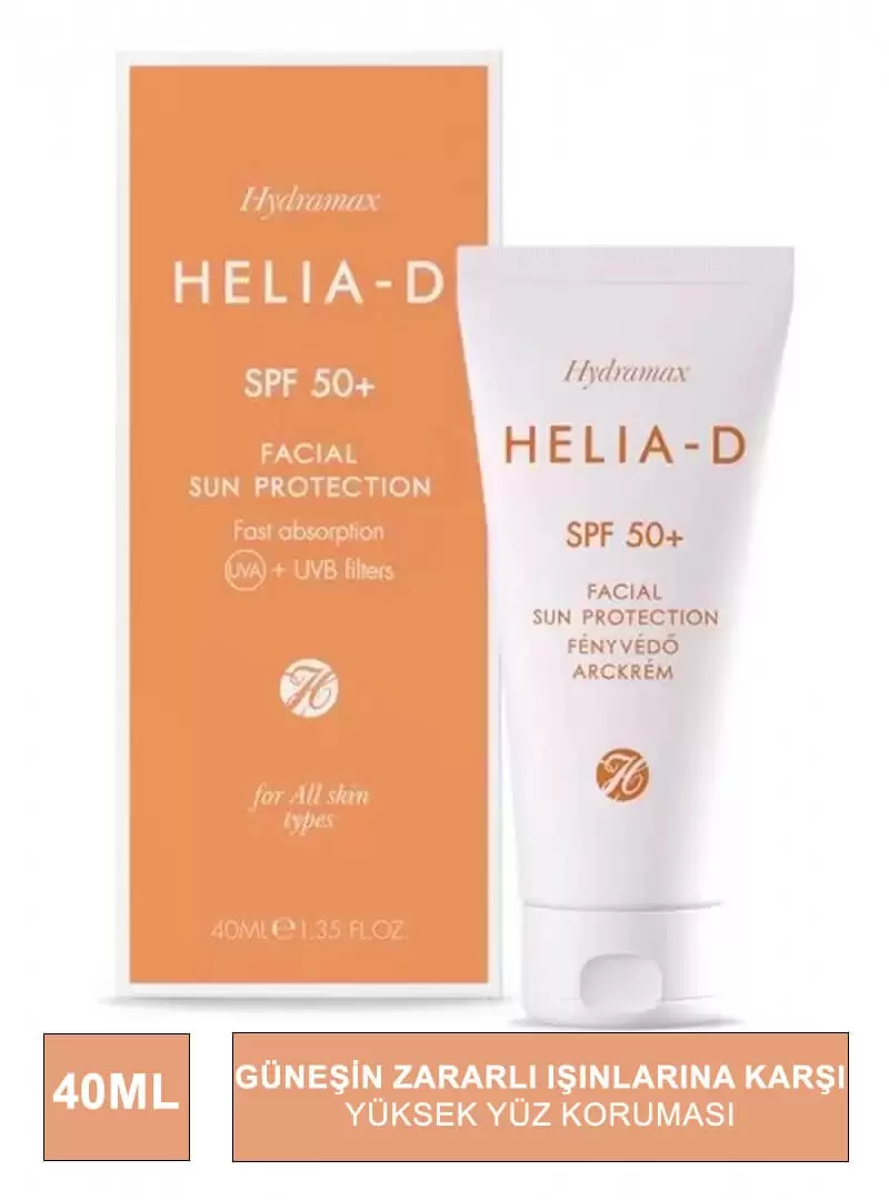 Helia-D Hydramax Yüz Güneş Koruyucu SPF 50+ Tüp 40 ml